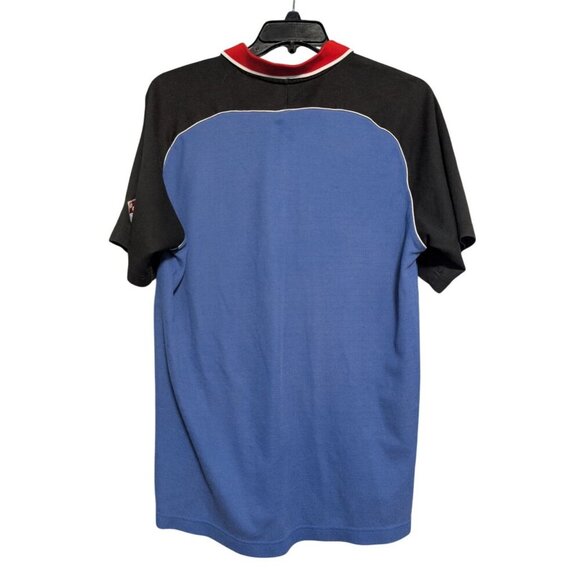 Dominos Pizza Gear Employee Polo Shirt Red/Blue/Black Short Sleeve Womens Size M - Picture 2 of 8